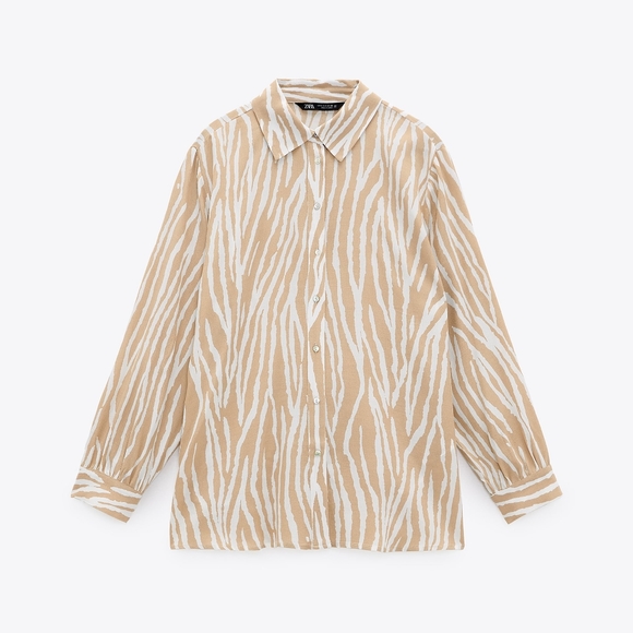 Zara Animal print shirt - Picture 4 of 5